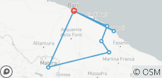  Private Rundreise Matera &amp; Apulien (5 Tage) - 8 Destinationen 