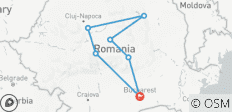  Visite de Dracula en Roumanie au départ de Bucarest, y compris le rituel de mise à mort d\'un mort- vivant - 7 destinations 