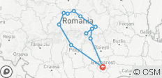  Transsylvanien Entdeckungsreise ab Flughafen Bukarest - 13 Destinationen 