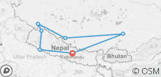  Berg Kailash tocht via Simikot - 7 bestemmingen 