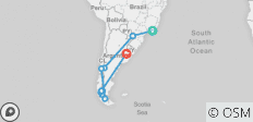 Brasilien, Argentinien &amp; Chile - 22 Tage - 11 Destinationen 