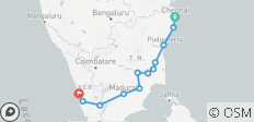 L\'Inde du Sud classique - Tamilnadu et Kerala ! - 12 destinations 