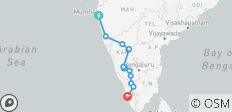  Karnataka &amp; Kerala - Art, Culture &amp; Nature - 14 destinations 