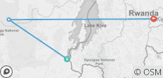  Lowland Gorillas trek in Kahuzi-Biega (3days/2nights) - 1 destination 