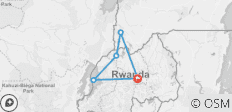  5 Tage Gorilla Trekking in Uganda (von Ruanda) - 5 Destinationen 
