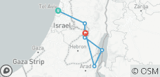  Dual Narrative Multi-Day Tour of Israel &amp; Palestine - 7 destinations 
