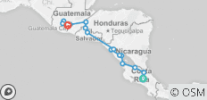  Central American Highlights (Reverse) - 17 destinations 