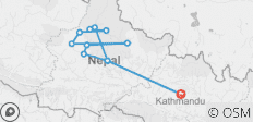  Trek du camp de base du Dhaulagiri - 12 destinations 