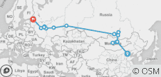  Trans Mongoolse Verkenner (from Beijing to St Petersburg) - 14 bestemmingen 