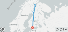  Sol de medianoche - 7 días en Laponia - 6 destinos 