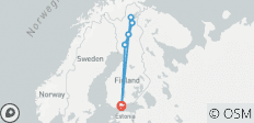  Mitternachtssonne in Lappland - 7 Tage - 6 Destinationen 