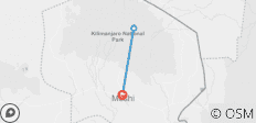  MT. KILIMANJARO KLIMMEN-MARANGU ROUTE - 3 bestemmingen 