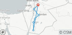  Jordan Adventure Tour - 7 destinations 