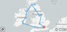  Großbritannien und Irland Genussreise (Winter) - 8 Tage - 16 Destinationen 