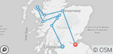  Loch Ness, the Jacobite and Skye Guided Rail Tour - 9 destinations 