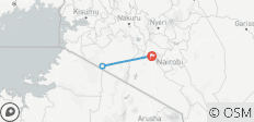  Masai Mara Safari ab Nairobi - 3 Tage, 2 Nächte (Gruppenreise) - 3 Destinationen 
