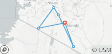  7 Days, 6 Nights Safari To Masai Mara, Lake Nakuru, Lake Naivasha And Amboseli With Complimentary First Night Accommodation at After 40 Hotel and free airport pickup. - 6 destinations 