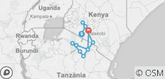  Kenia und Tansania Überland Safari - 14 Tage - 11 Destinationen 