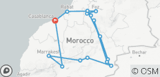  Marokko Kaiserstädte Rundreise - 16 Destinationen 