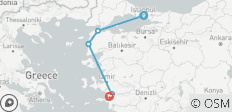  Circuit de 6 jours des anciennes merveilles de la Turquie (droits d\'entrée dans les musées inclus) - 5 destinations 