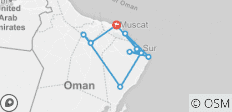  Glückseliger Oman - 10 Destinationen 