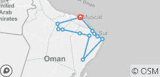  Jewels of Oman - 12 destinations 
