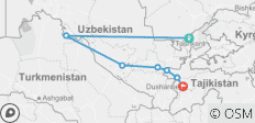  Circuito de 11 días por las maravillas de Uzbekistán y Tayikistán - 7 destinos 