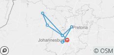  Van Soweto naar Pretoria &amp; Pilanesberg Big 5 Game Drive - \&quot;Groepsspecial\&quot; - 7 bestemmingen 