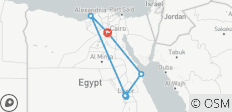  Kairo, Luxor &amp; Hurghada Rundreise - 10 Destinationen 