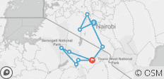  Einzigartiges Kenia und Tansania Safari - 9 Tage - 10 Destinationen 