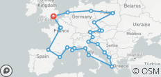  Mega Europees - 33 bestemmingen 