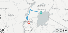  Het beste van Oeganda: Primaten, Safari drives en gorilla-avontuur - 5 bestemmingen 