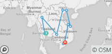  Atemberaubendes Thailand, Kambodscha und Vietnam 18 Tage - 11 Destinationen 