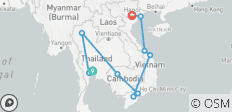  Atemberaubendes Thailand, Kambodscha und Vietnam 18 Tage - 10 Destinationen 