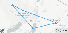  7 dagen safari om de grote migratie in het Ndutu gebied te zien - 5 bestemmingen 