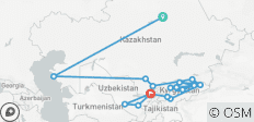  Astana nach Taschkent - 19 Destinationen 