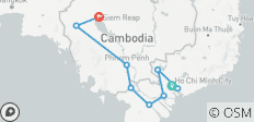  Südvietnam und Kambodscha - 12 Tage - 9 Destinationen 