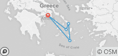  Erlebnisreise: Griechische Inseln 2022 - 5 Destinationen 