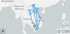  Grand of Indochina Tour 27 Days - 32 destinations 