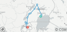  10 Days Uganda\'s Gorillas Encounter, Wildlife &amp; Kigali City Tour ( Private tour) - 12 destinations 
