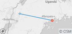  Uganda-Schimpans-Tracking in Kibale Safari - 3 Destinationen 