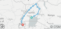  16 dagen intensieve avontuurlijke safari door magisch Oeganda en Rwanda - 14 bestemmingen 