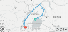  16 Days of Intensive Adventurous Safari through Magical Uganda and Rwanda ( Private tour) - 14 destinations 
