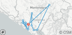  Comfortable Heartland of Montenegro Trip - 14 destinations 