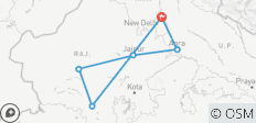  Majestic 10 Days Golden Triangle Tour with Jodhpur And Udaipur(ALL INCLUSIVE) - 6 destinations 