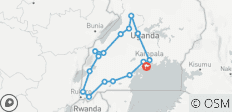  10 Days Experience Uganda’s Exclusive Gorillas and Wildlife ( Private tour) - 17 destinations 