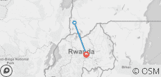  Uganda Gorilla Trekking Erlebnisreise ab Kigali - 3 Tage - 3 Destinationen 