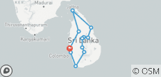  Sri Lankas Nordosten mit kulinarischen Höhepunkten - 12 Destinationen 