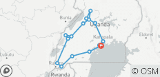  10 Days Uganda Birding, Rhinos and Primates Safari ( Private tour) - 17 destinations 