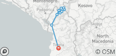  Auto-guidée : Circuit des sommets des Balkans en 8 jours - 12 destinations 